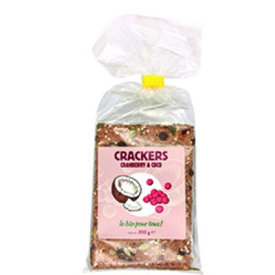 Crackers Cranberry Coco 200 G