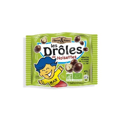 Droles Noisettes Toastees Chocolat Lait 45 G