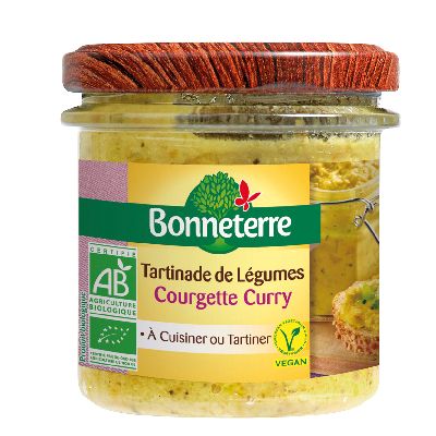 Tartinade Legumes Courgette Curry 135 G D'allemagne