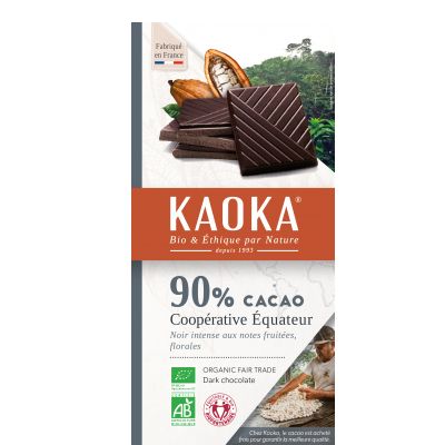 Kaoka Noir Equateur 90% 100g